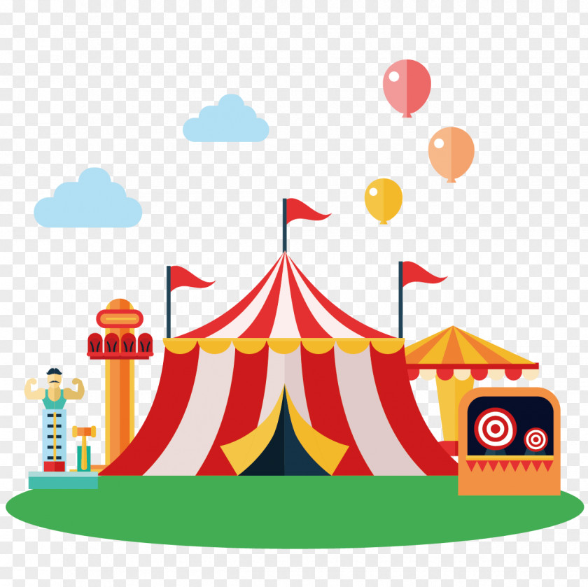 Circus Elements. Clip Art PNG