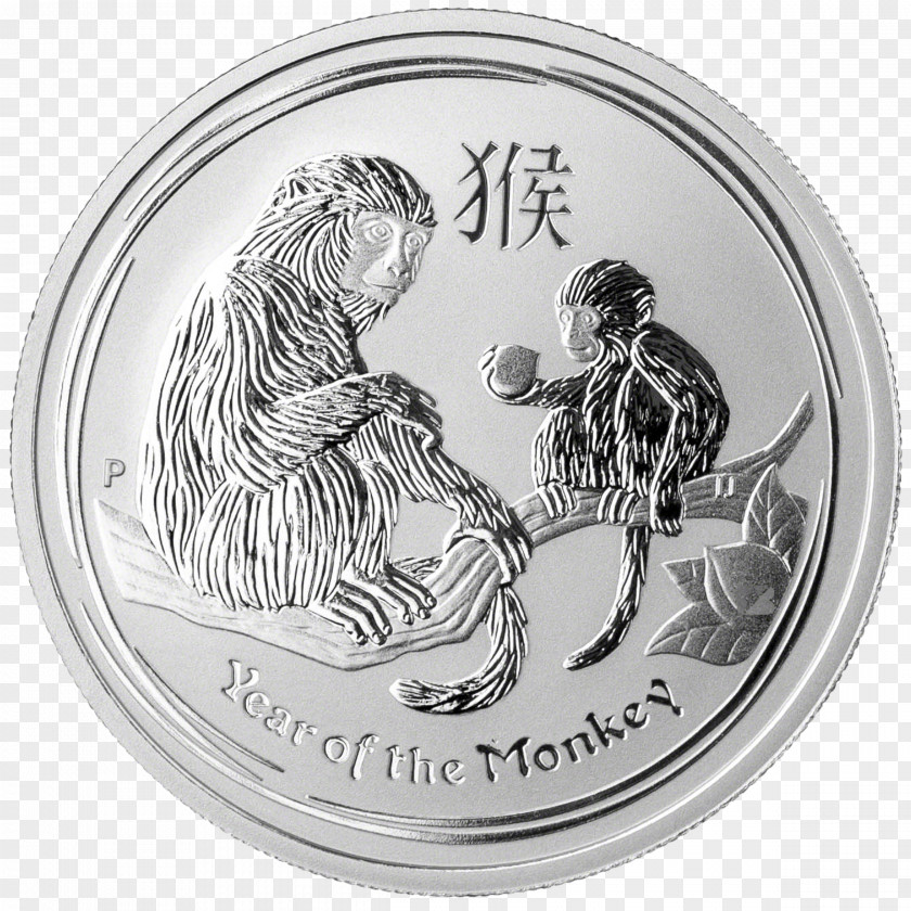 Coin Silver Bullion African Elephant PNG