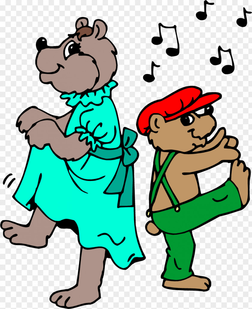 Dancing Bear Ballet Dancer Animation Clip Art PNG