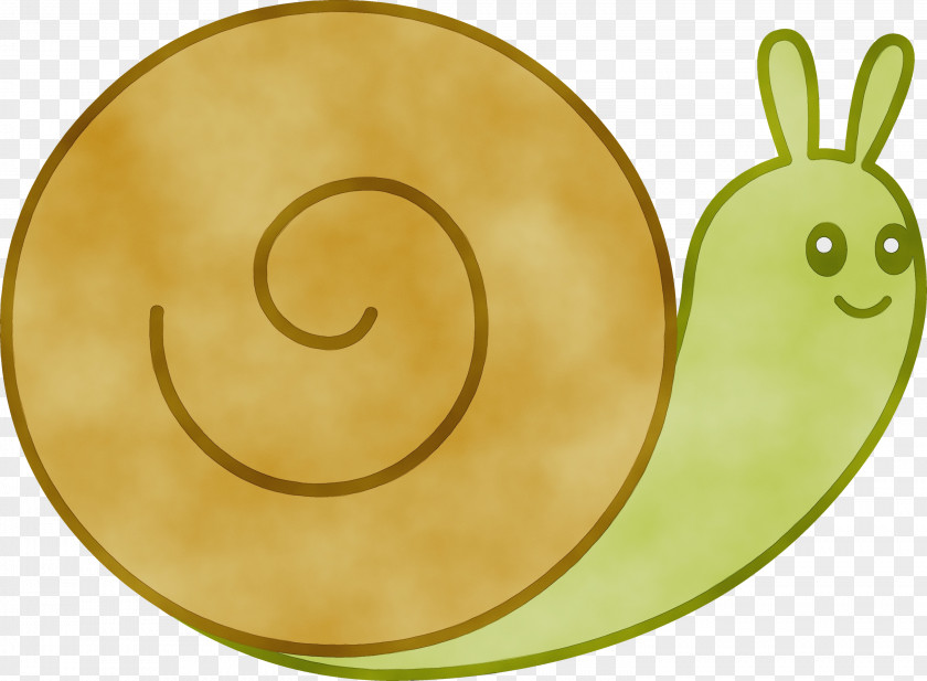 Smile Symbol Snail Cartoon PNG