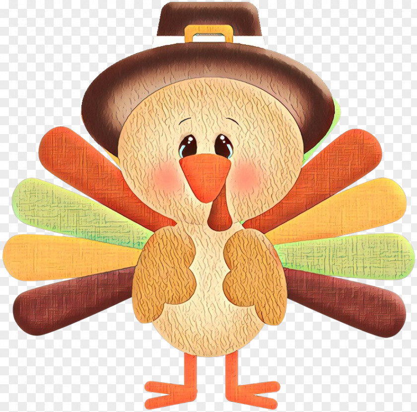 Thanksgiving Bird Orange PNG