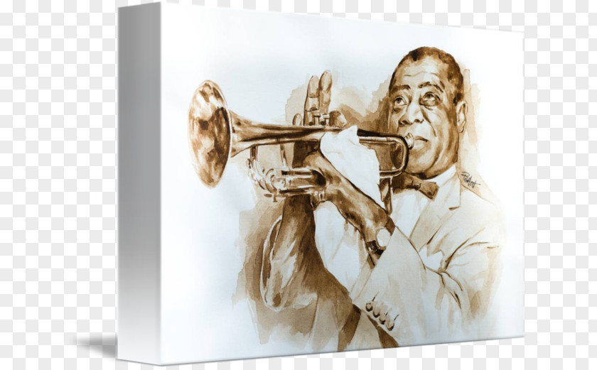 Trumpet Trombone Gallery Wrap Mellophone Canvas PNG