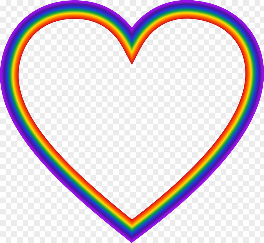 Rainbow Clipart Desktop Wallpaper Heart Clip Art PNG