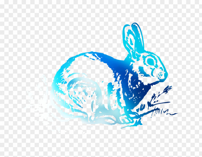 Hare Easter Bunny Logo Font Illustration PNG