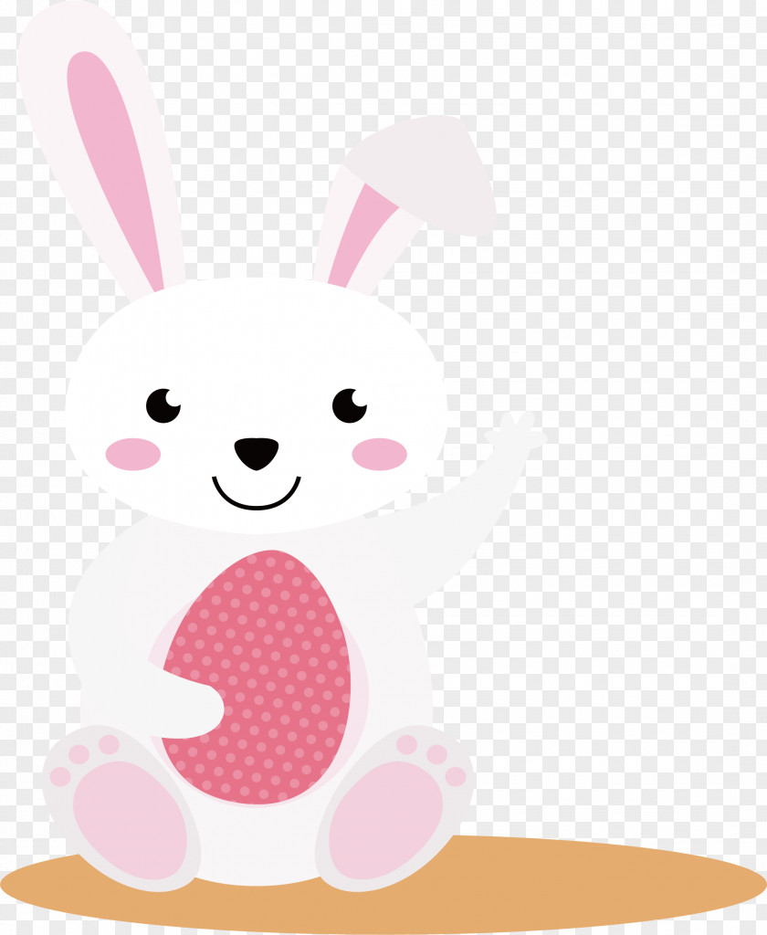 Vector Cute Little Rabbit Euclidean Illustration PNG