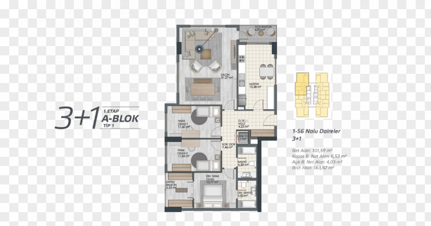 Apartment Floor Plan Topkapı House Project PNG