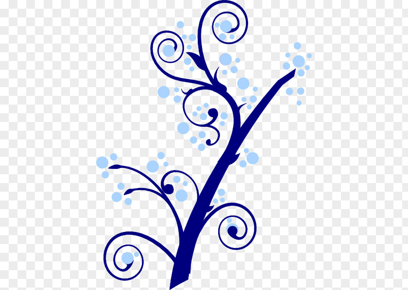 Blue Branch Clip Art PNG