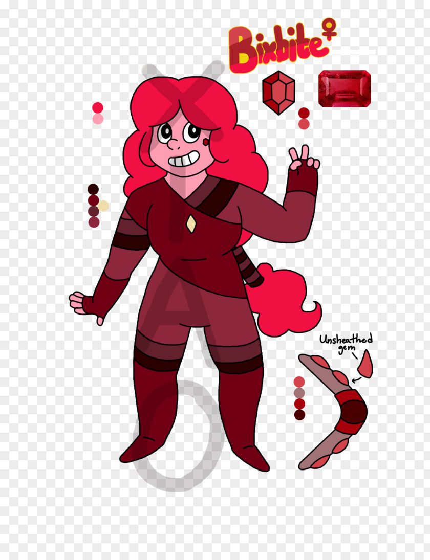 Gemstone Pearl Garnet Berillo Rosso Steven Universe PNG