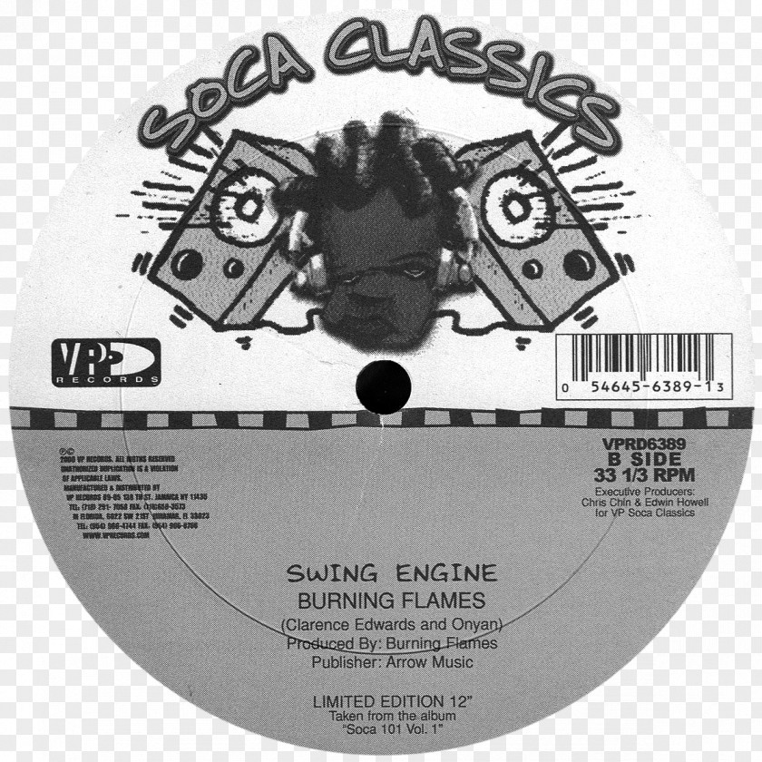 Soca Reggae Sorry Phonograph Record 12-inch Single LP Font PNG