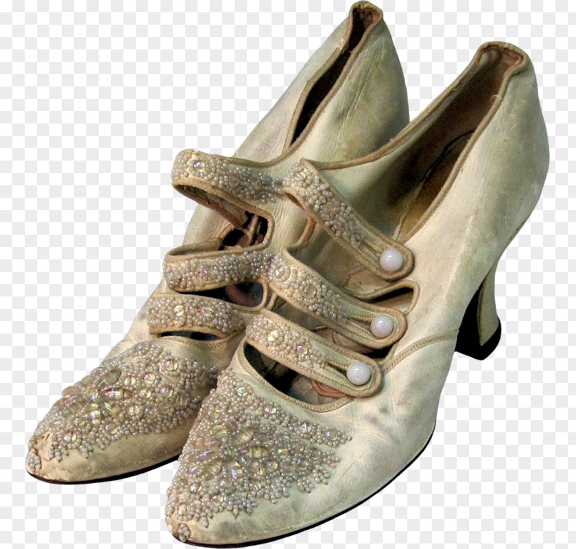 Vintage High Heels Shoe High-heeled Footwear Boot Fashion PNG