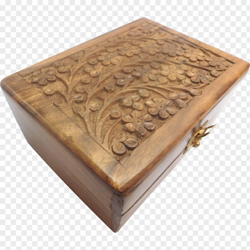 Wooden Box Carving PNG
