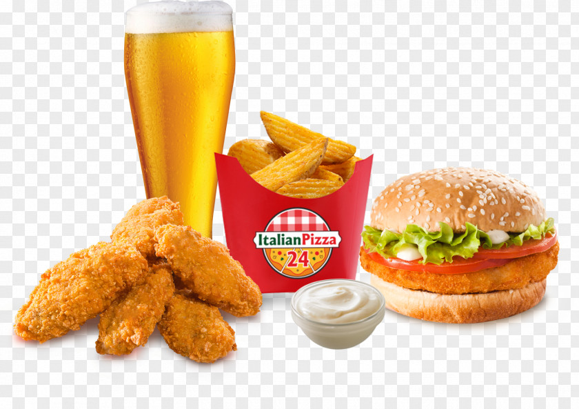 Beer Promotion French Fries Cheeseburger Fast Food ItalianPizza24.ru McDonald's Chicken McNuggets PNG