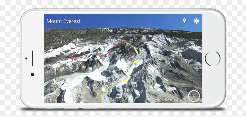 Mount Everest Mountain Earth Map PNG