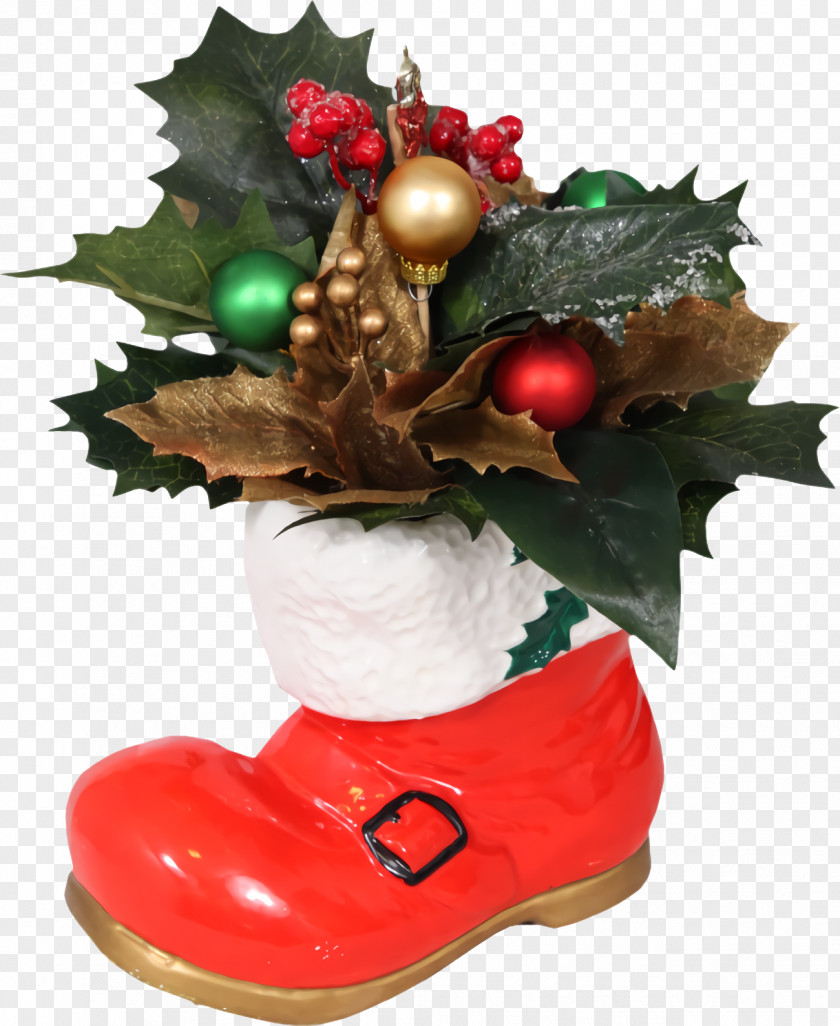 Plant Christmas Eve Stocking Socks PNG