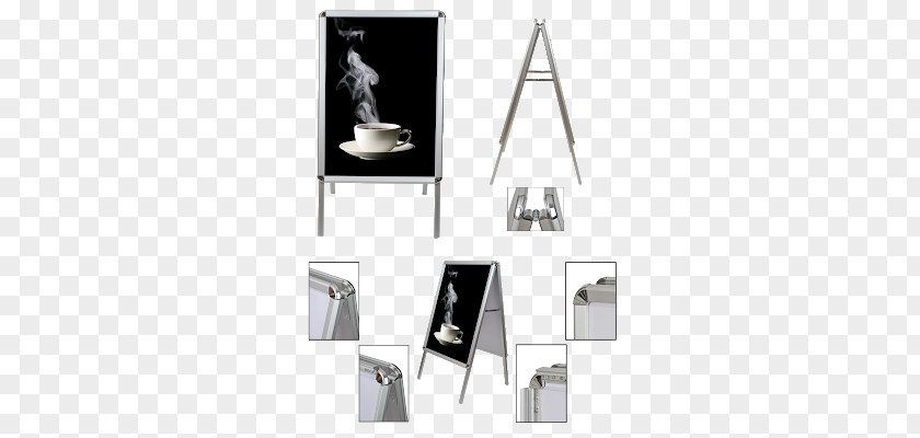 Poster Display Device Stand Banner PNG