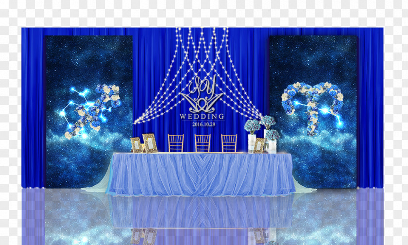 Blue Wedding Set Tiffany Download PNG