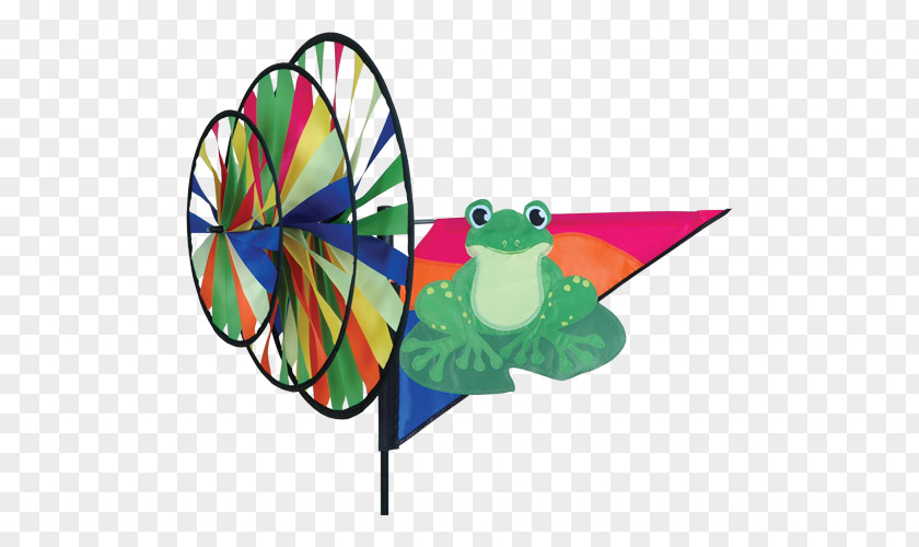 Butterfly Frog Yard Whirligig Garden PNG