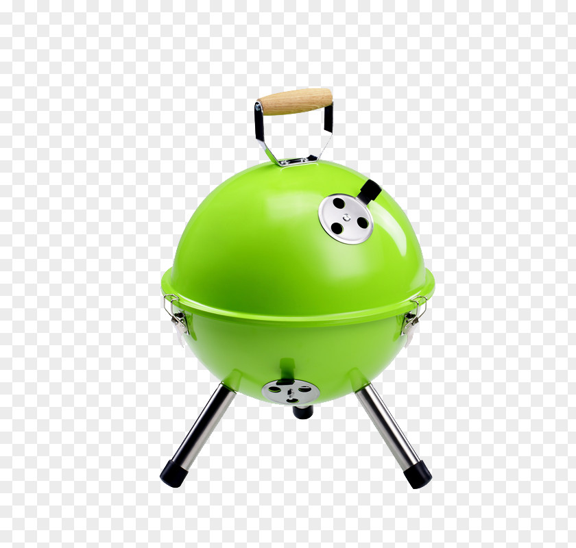 Green Outdoor Grill Barbecue Grilling Charcoal Kugelgrill Hibachi PNG