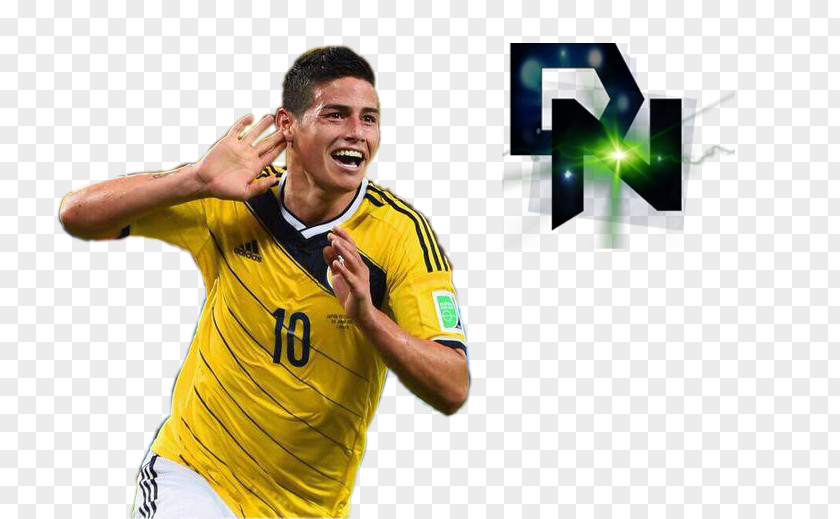 James Rodriguez Colombia 2014 FIFA World Cup Soccer Player National Football Team Jersey PNG