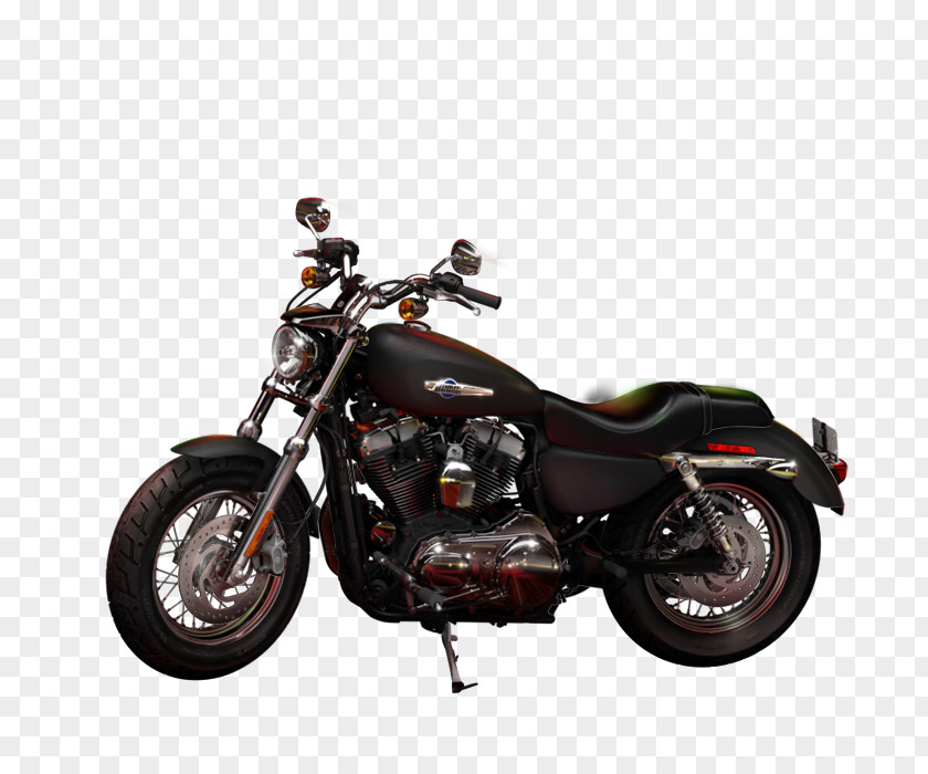 Aftermarket Huntington Beach Harley-Davidson Sportster Custom Motorcycle PNG