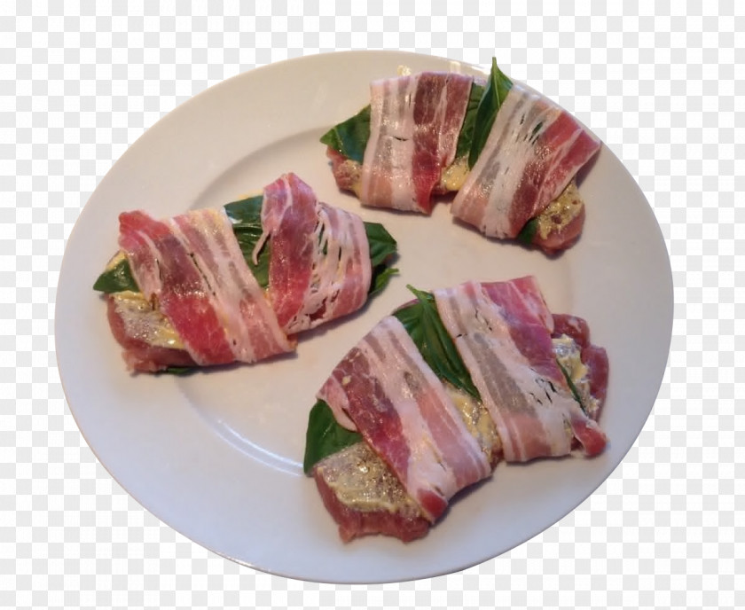 Delicious Bacon Saltimbocca Ham Italian Cuisine Pizza PNG