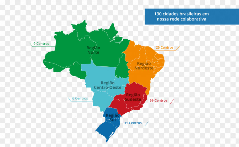 Map Regions Of Brazil Vector Royalty-free PNG