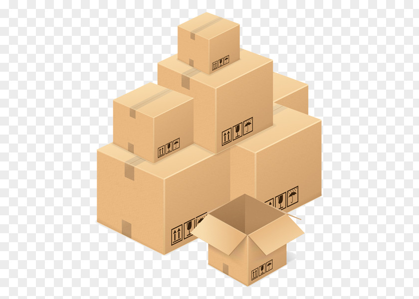 Box Cardboard Paper Carton Packaging And Labeling PNG