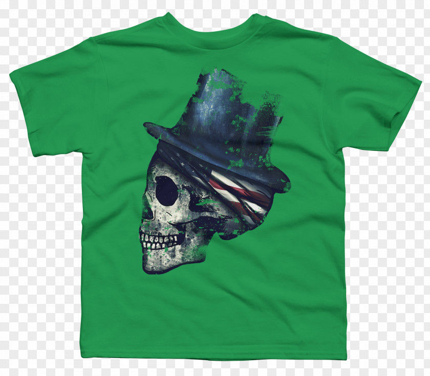 Decay T-shirt Sleeve Green Brand PNG