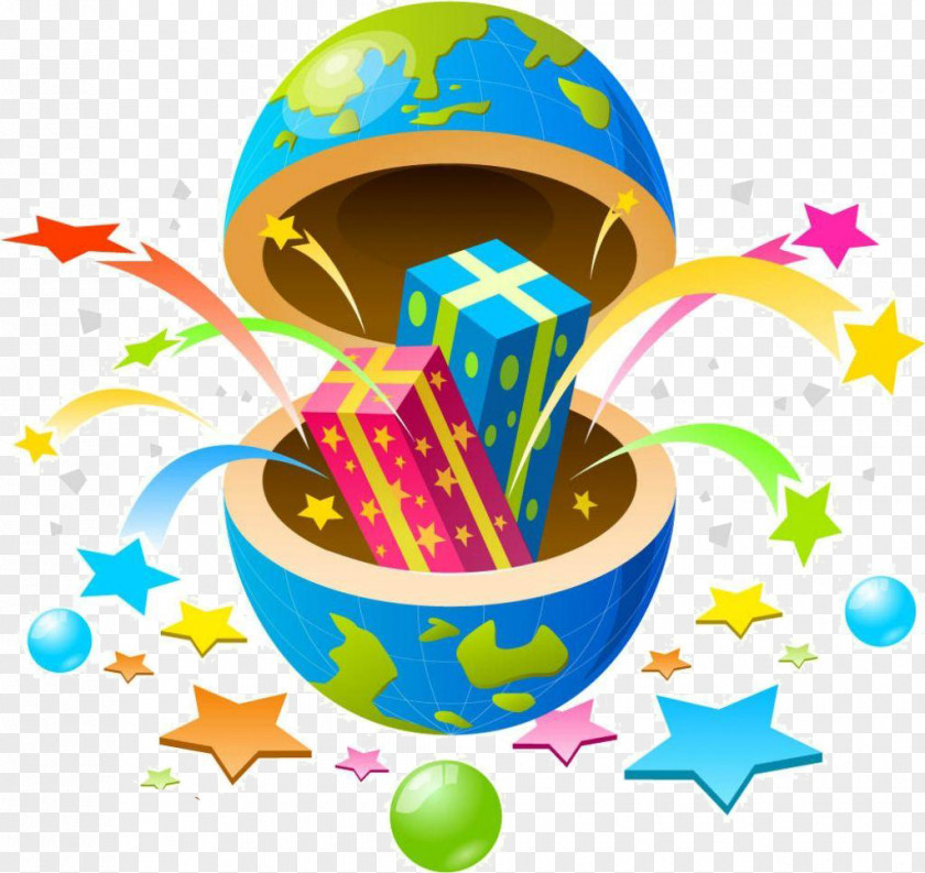Earth Surprise Gift Computer File PNG