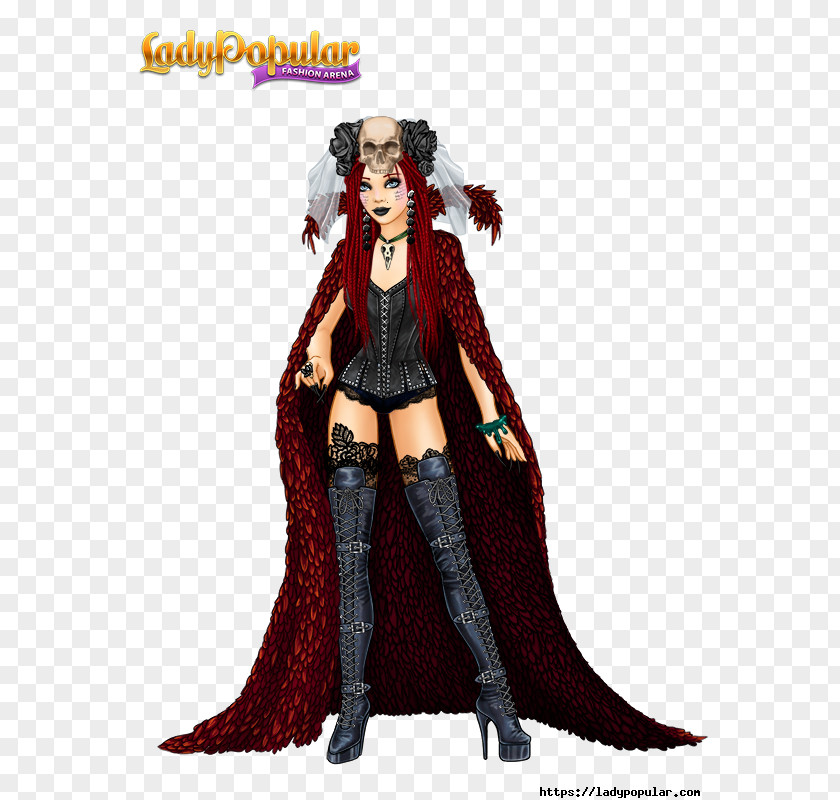 Good Vs Evil Lady Popular Fashion Costume Party Design PNG