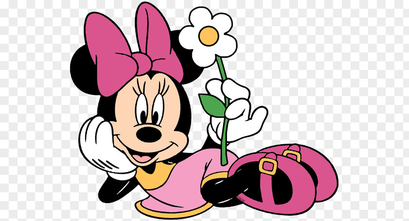 Minnie Mouse Flower Clip Art PNG