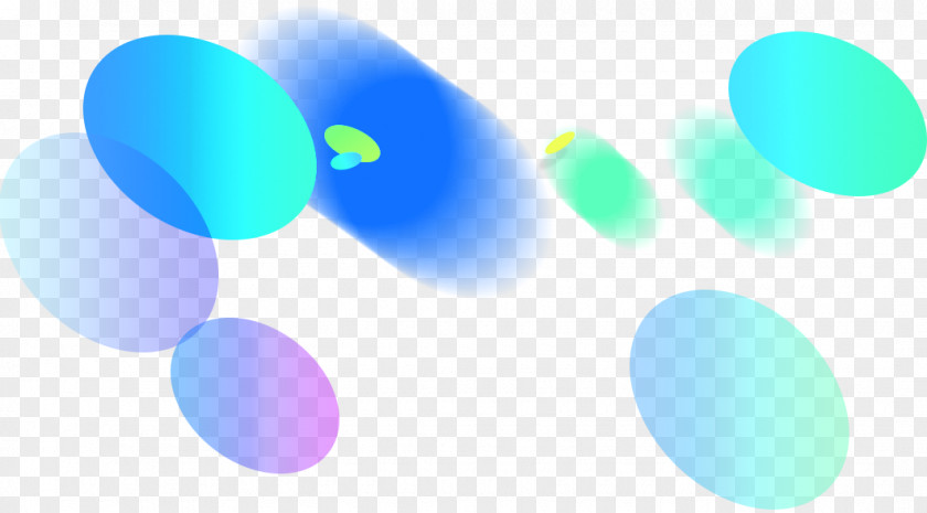 Blue Fancy Circle Effect Element Turquoise Sky Desktop Wallpaper PNG