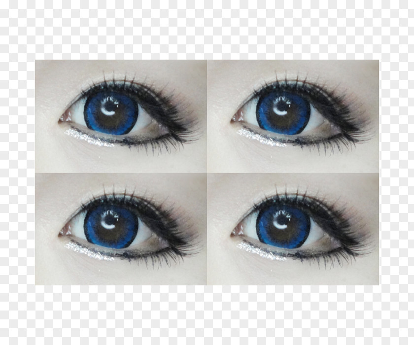 Eye Blue Contact Lenses Circle Lens PNG