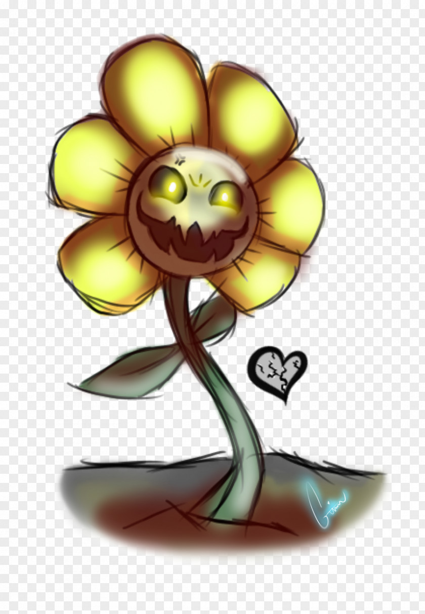 Golden Flowers From Undertale Flowey Toriel Sunflower M Art PNG