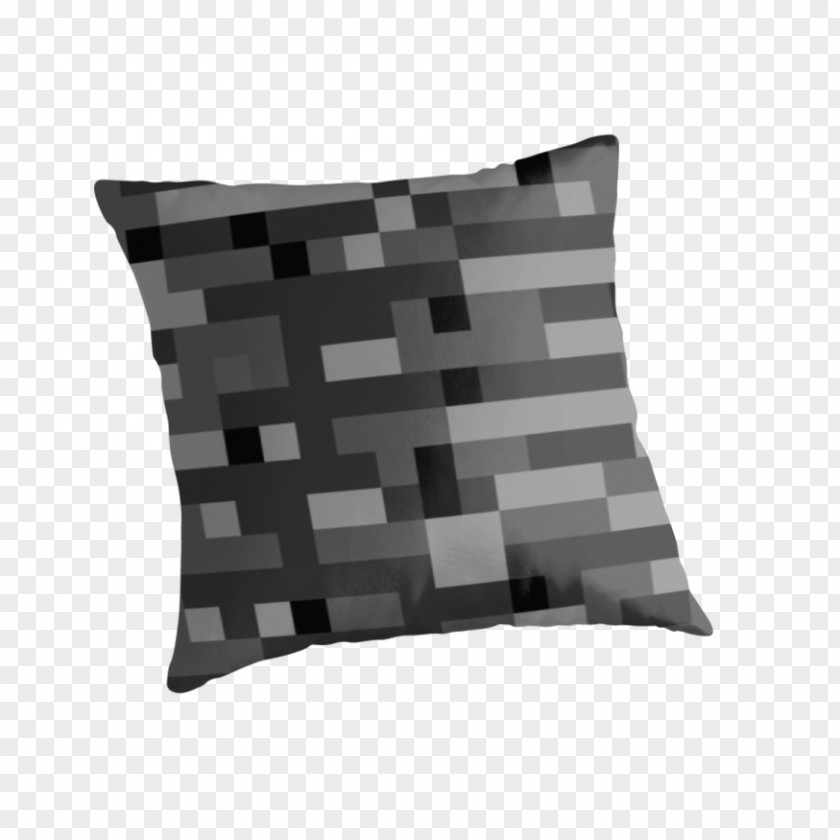 Pillow Cushion Throw Pillows Rectangle Black M PNG