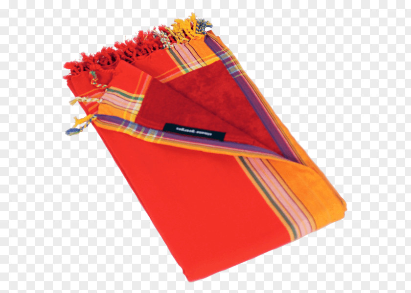 Serviette Fouta Towel Red Yellow Cotton PNG