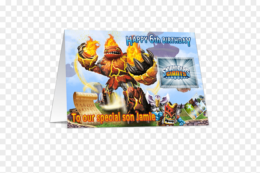 Sky Card Skylanders Giants Party Napkins Birthday Advertising Greeting & Note Cards PNG