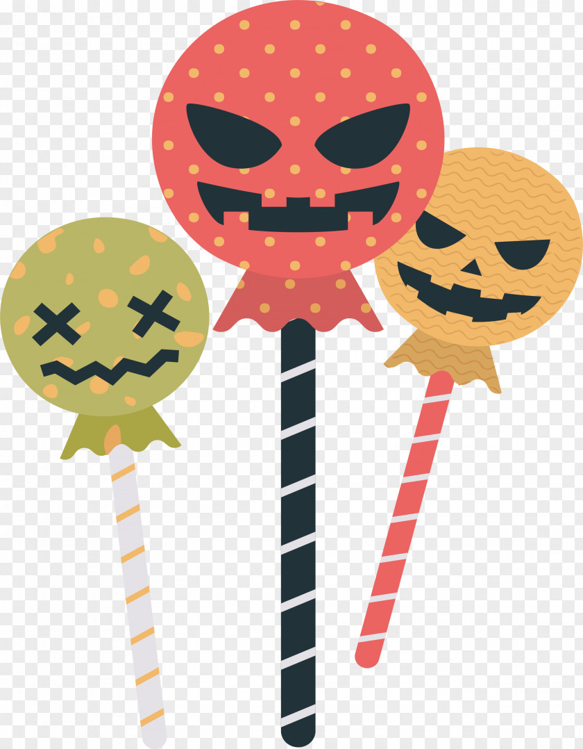 Horror Lollipop Candy Clip Art PNG