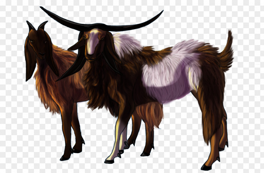 Goat Mustang Cattle Horn Mane PNG