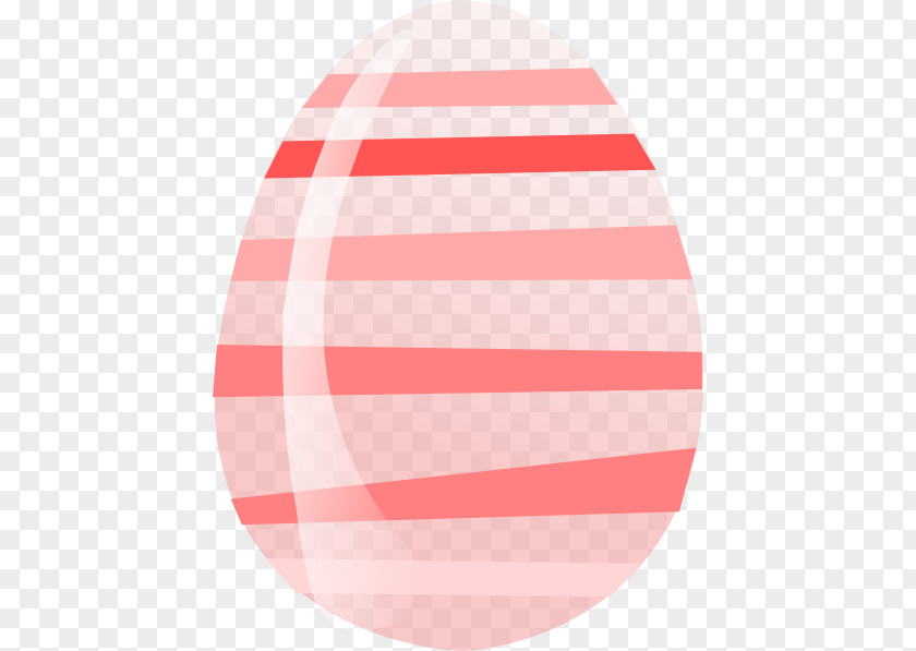 Pink Stripe Easter Egg Free Clip Art PNG