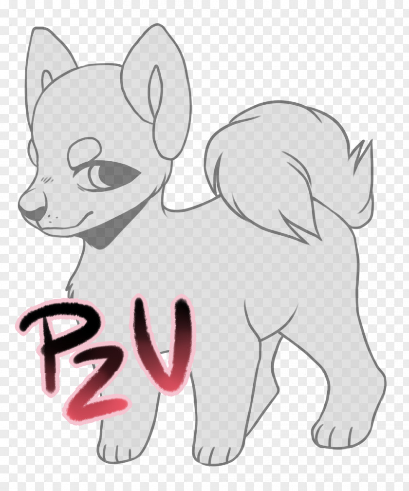 Puppy Whiskers Shiba Inu Drawing Line Art PNG
