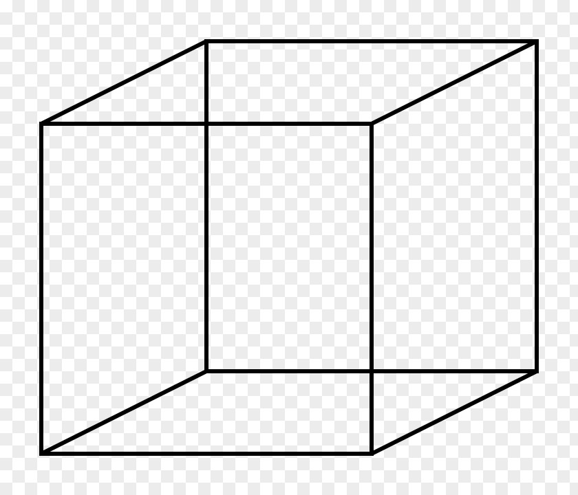 Cube Shape Three-dimensional Space Geometry Net PNG