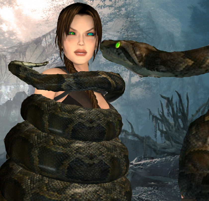 Lara Croft Tomb Raider: Underworld Kaa Xbox 360 PNG