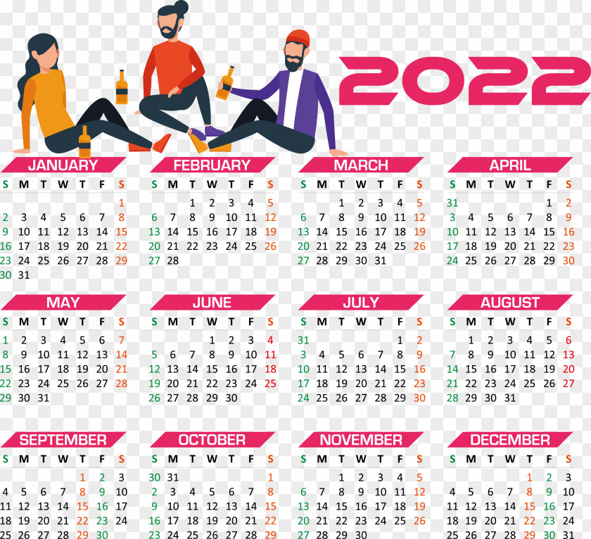 2022 Calendar Year 2022 Calendar Yearly 2022 Calendar PNG