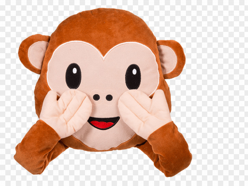 Emoji Cushion Emoticon Monkey Smiley PNG