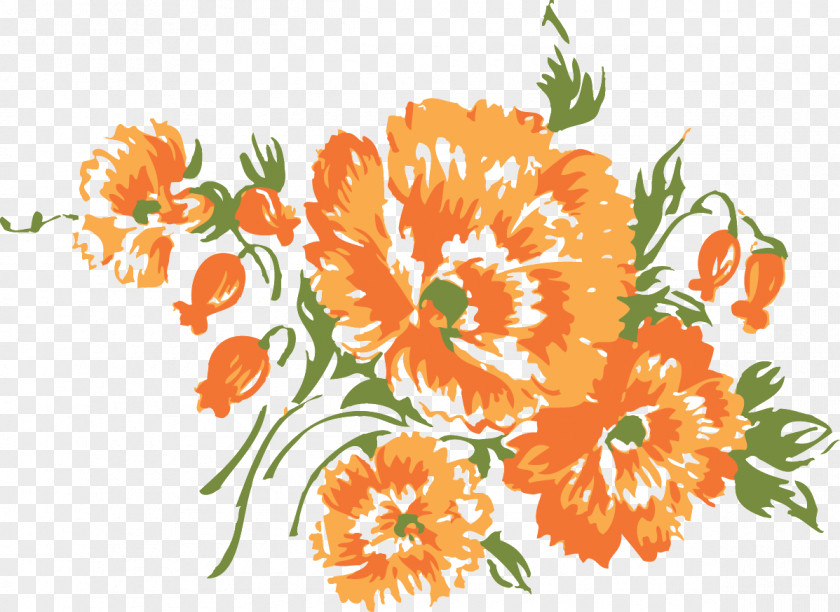 Flower Floral Design Bouquet Watercolor Painting PNG