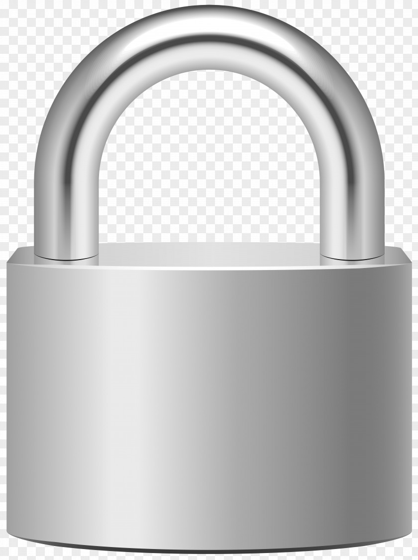 Padlock Lock Silver Key PNG