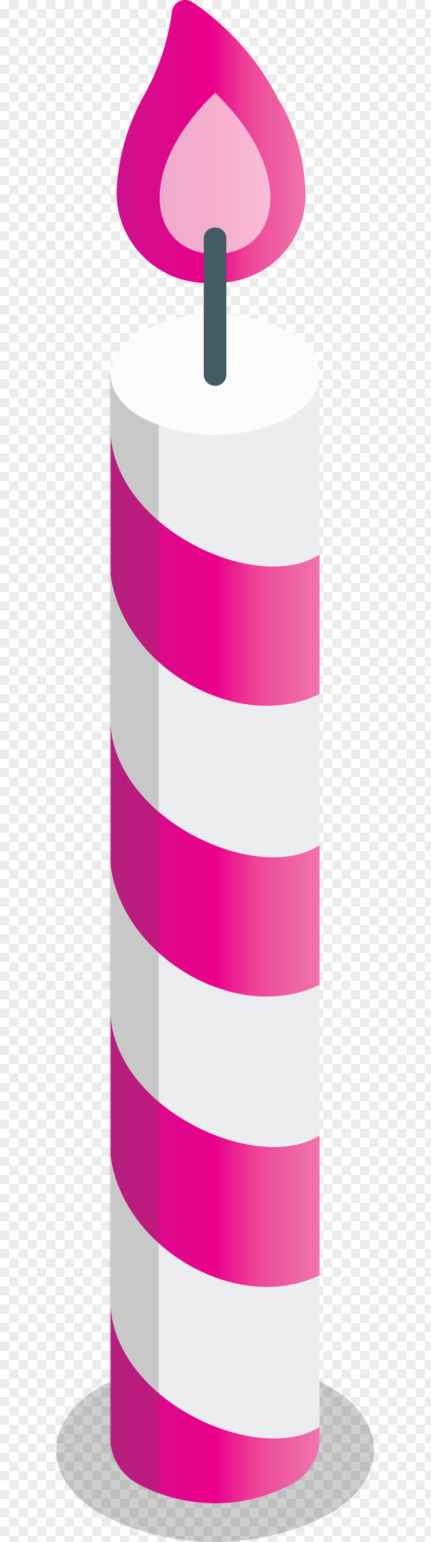 Pink M Cylinder PNG