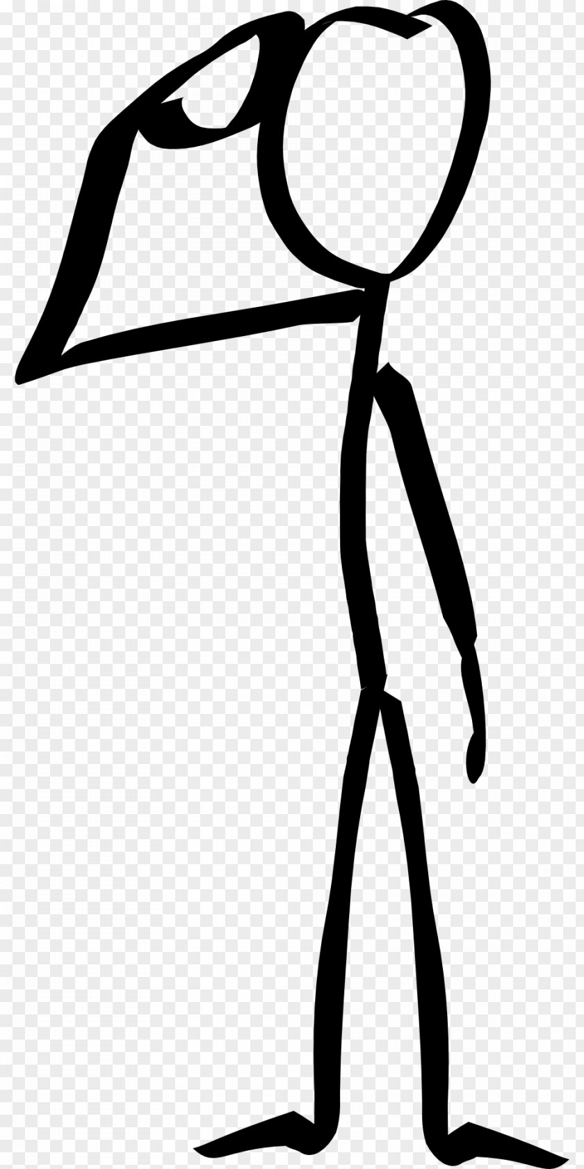 Thinking Man Stick Figure Royalty-free Clip Art PNG
