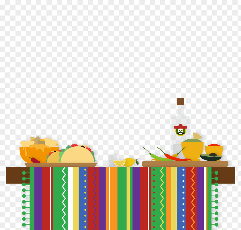 Vector Food On The Table Mexican Cuisine Taco Chili Con Carne Menu PNG